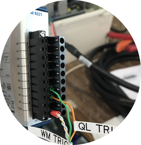 Wiring on an NI cRIO C Series module